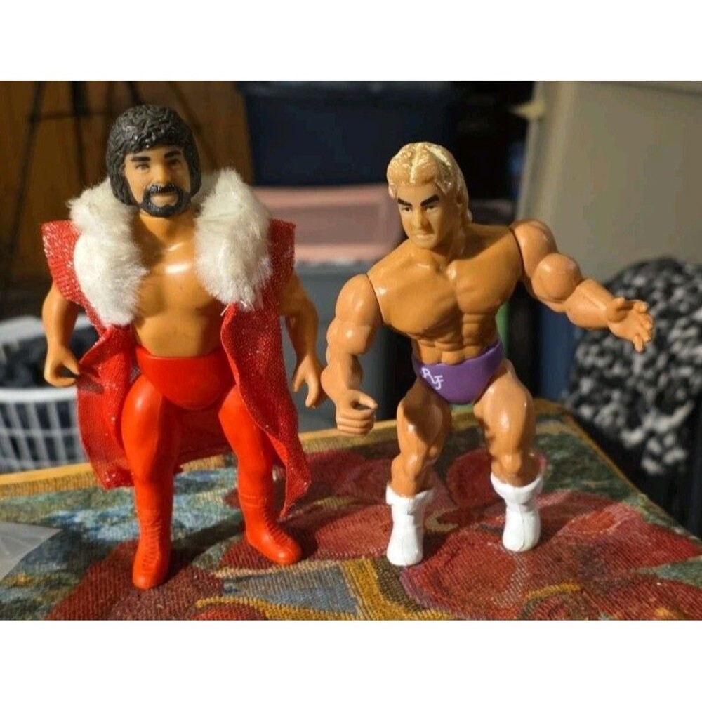 Awa Remco Gorgeous Jimmy Garvin W Robe & Ric Flair NWA WWF